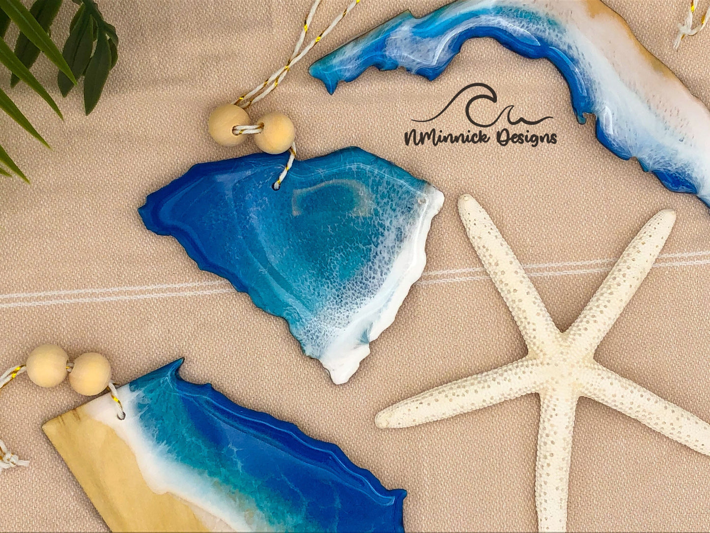 South Carolina Beach Christmas Ornament