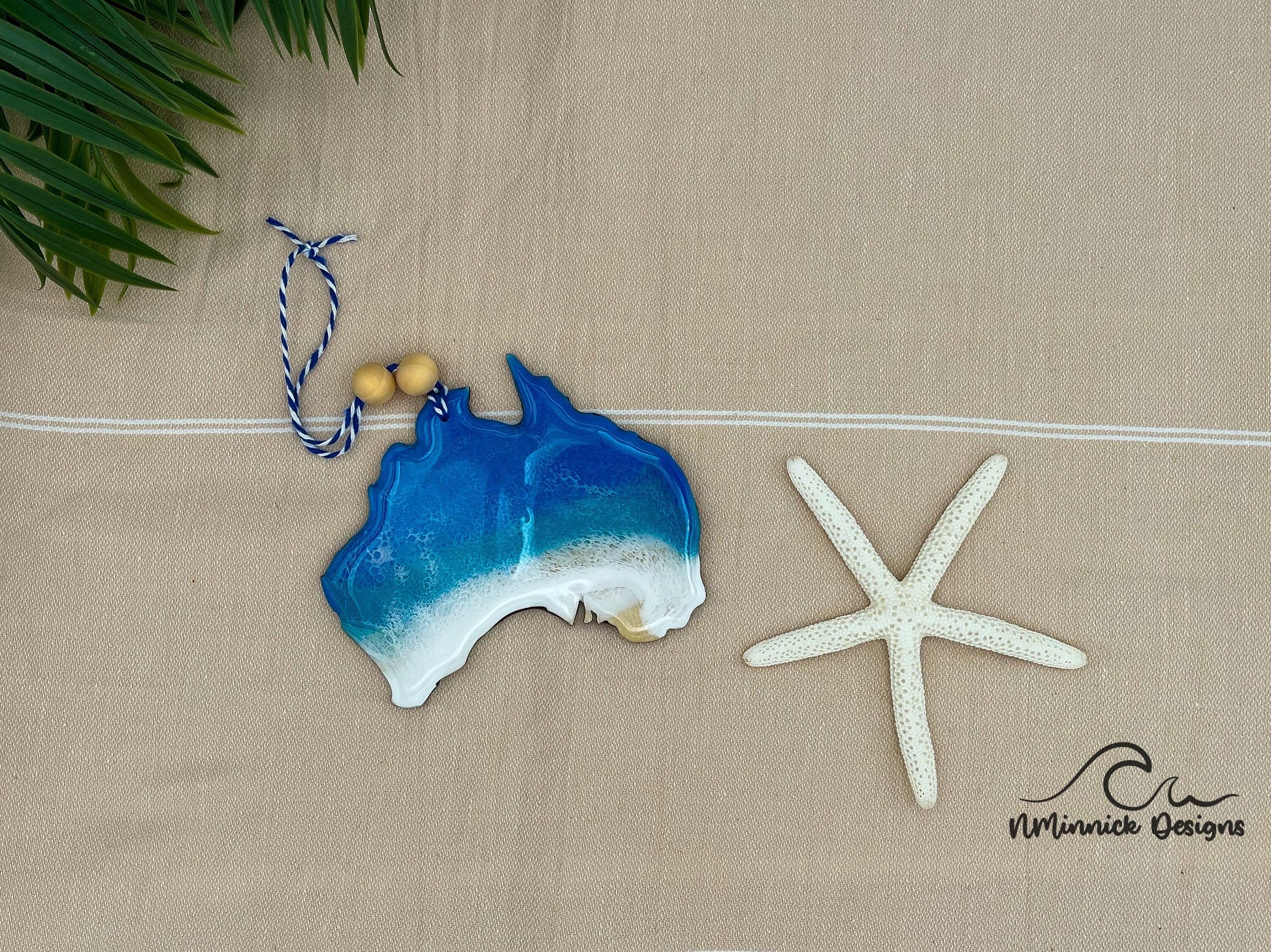 Australia Beach Christmas Ornament