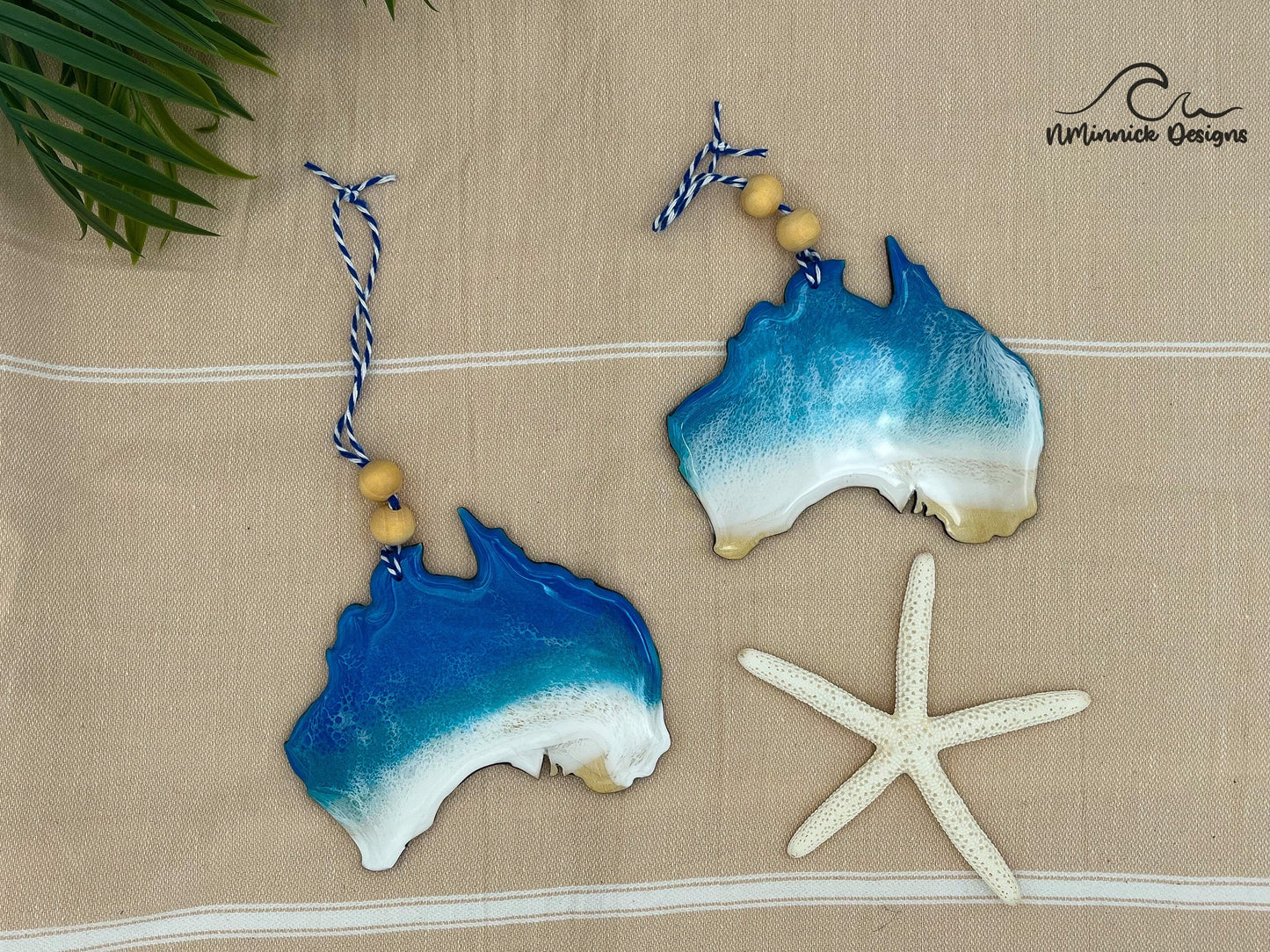 Australia Beach Christmas Ornament