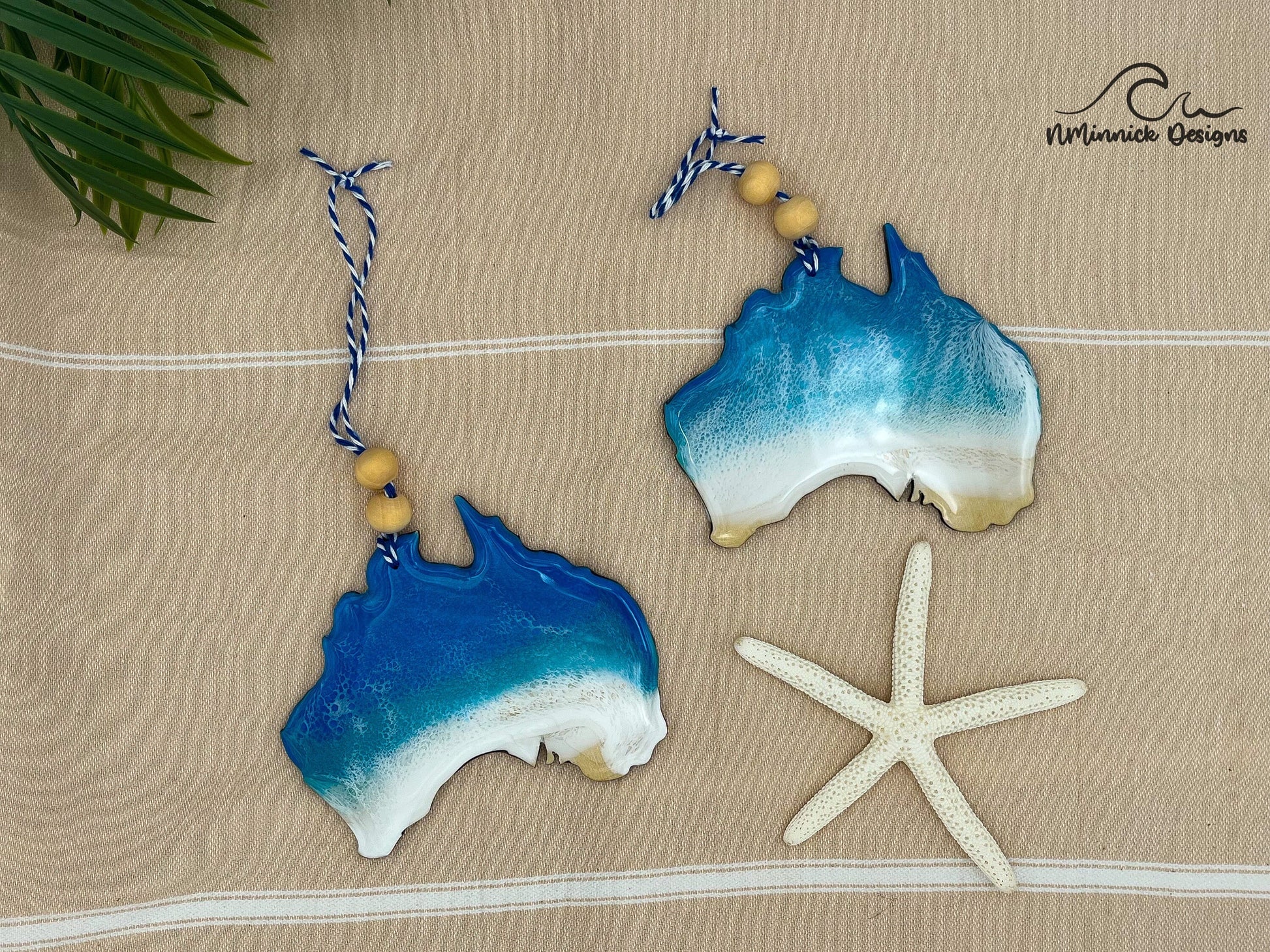 Australia Beach Christmas Ornament