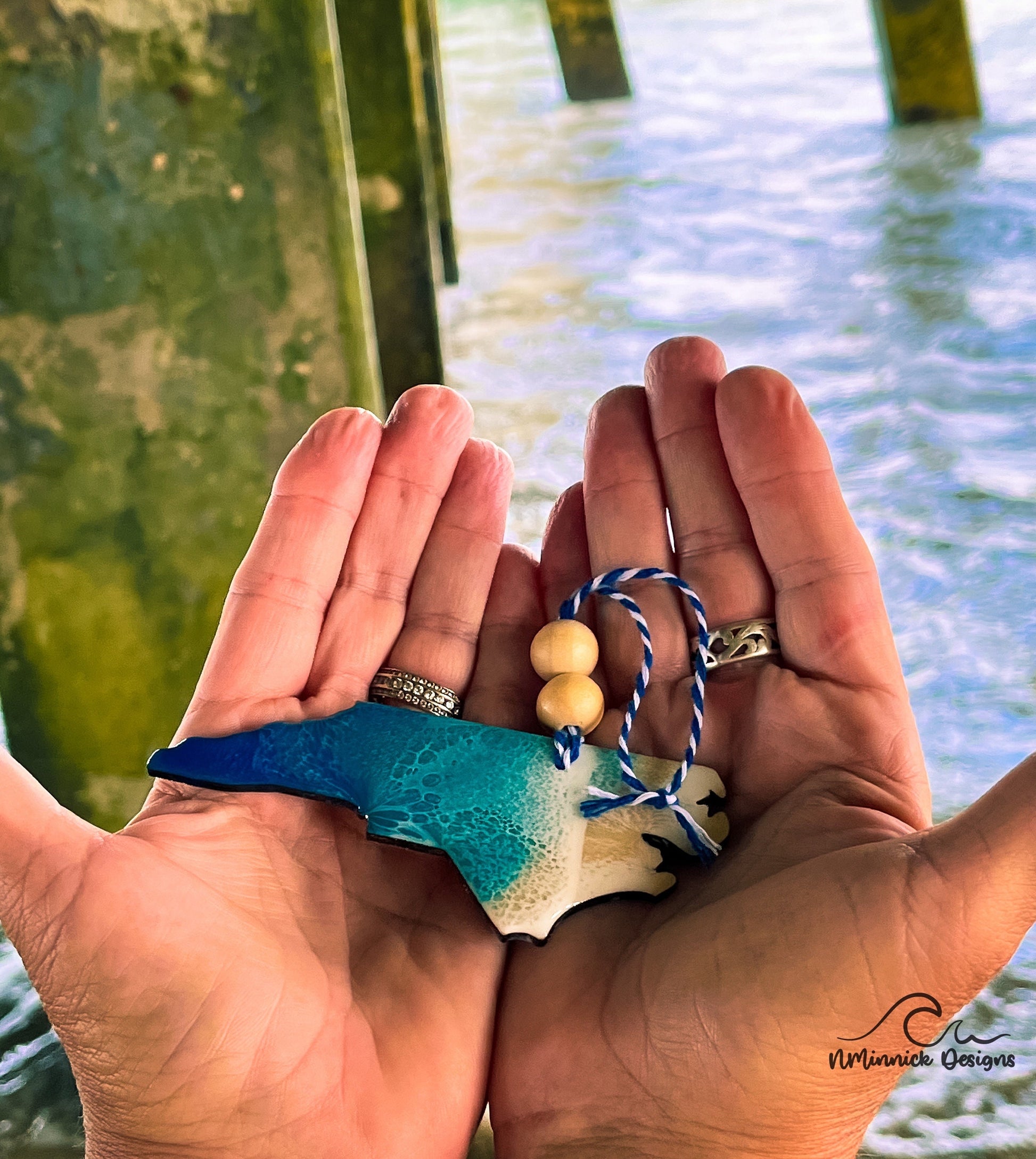 North Carolina Beach Christmas Ornament