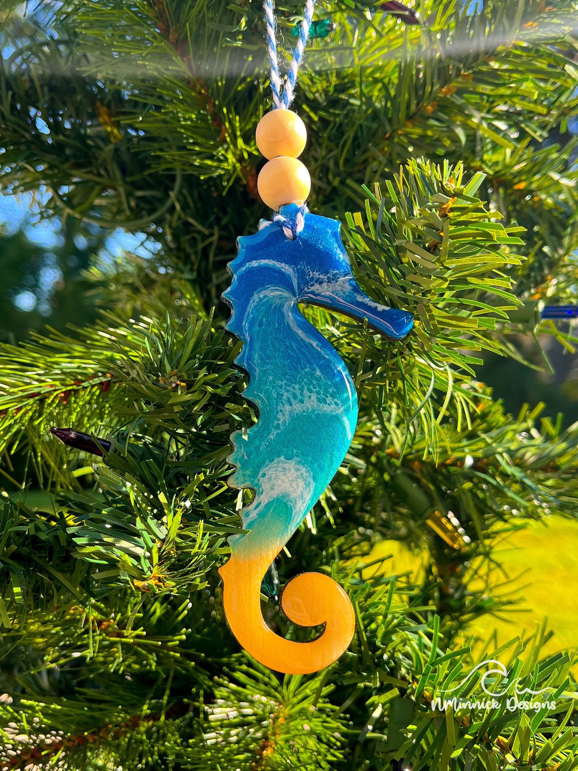 Seahorse Christmas Ornament