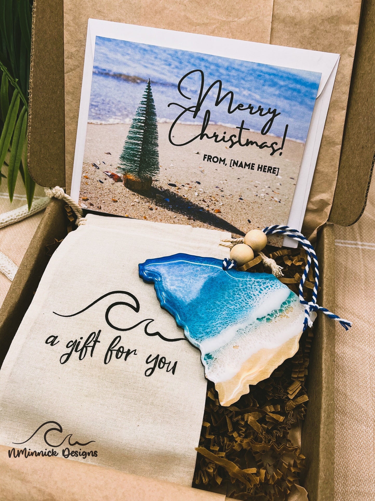 South Carolina Ornament Gift Box with Keepsake Gift Bag and Custom Card