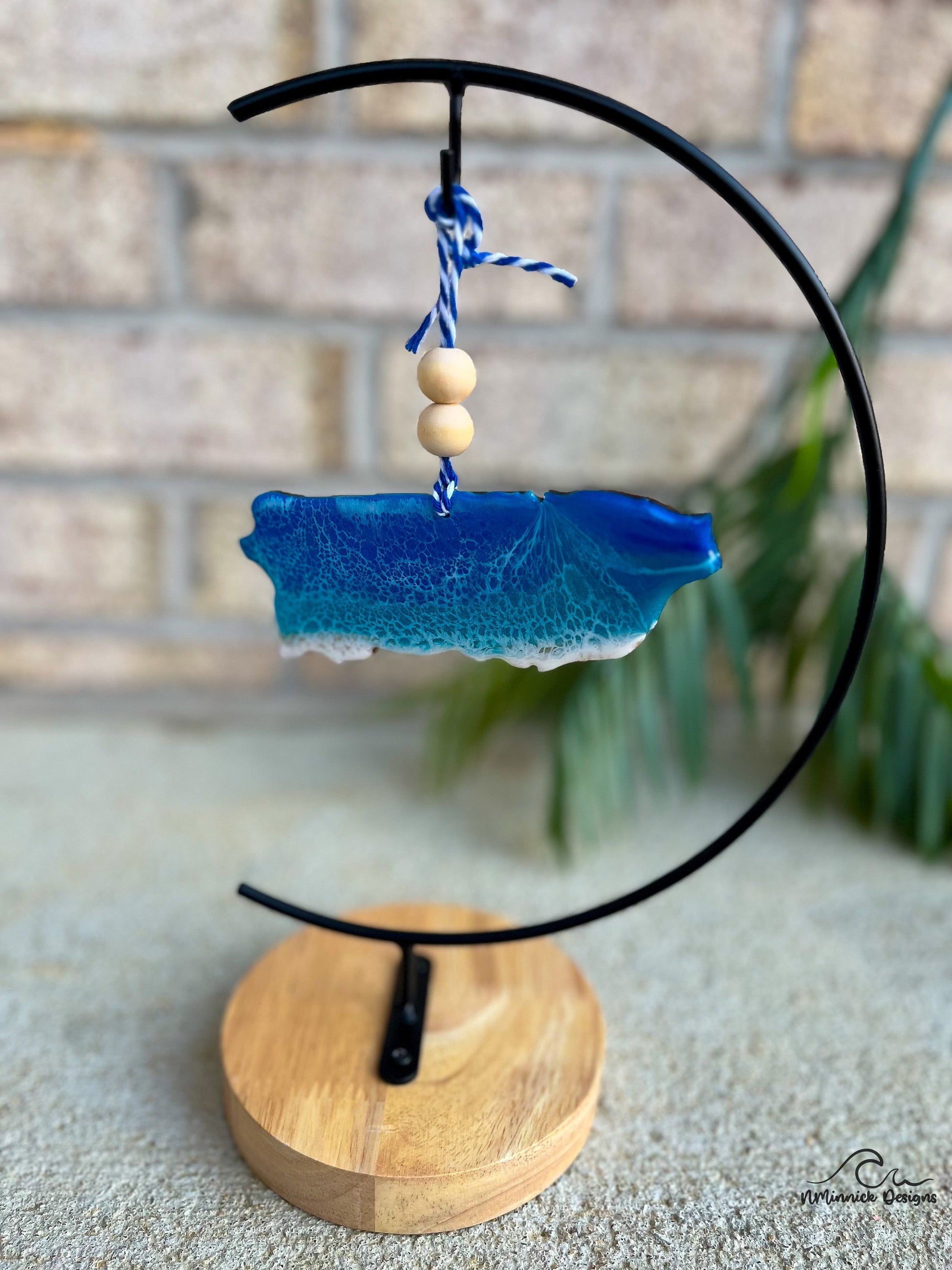 Puerto Rico Beach Christmas Ornament