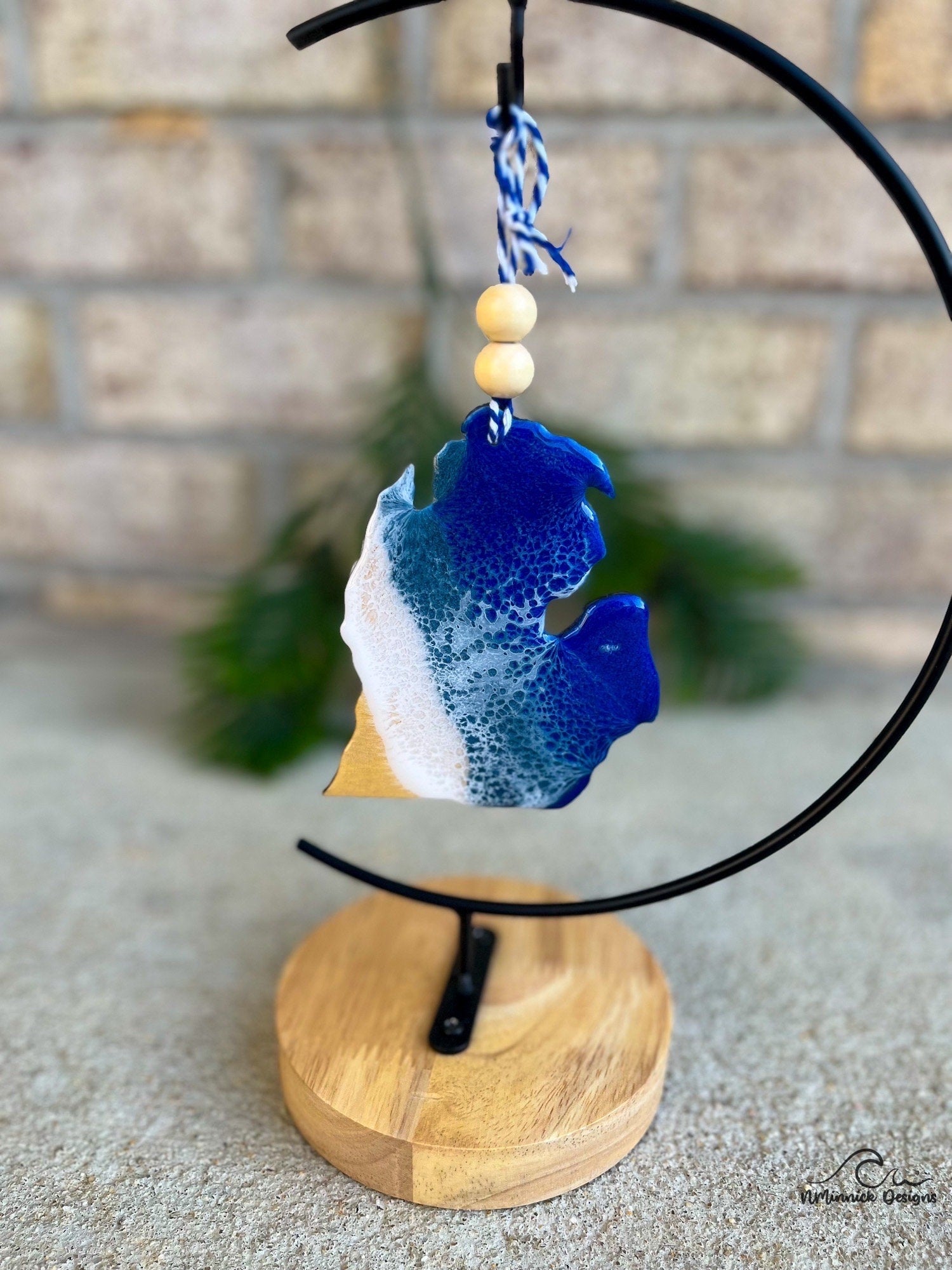 Michigan State Lake Ornament, Great Lakes, Lake House Decor, Home Gift, Christmas Ornament, Lake Michigan, Lake Gift