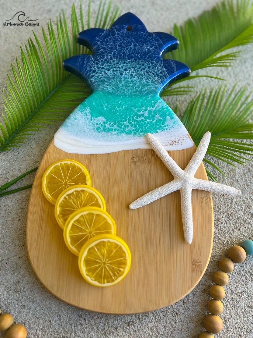 Beach Charcuterie Board Pineapple