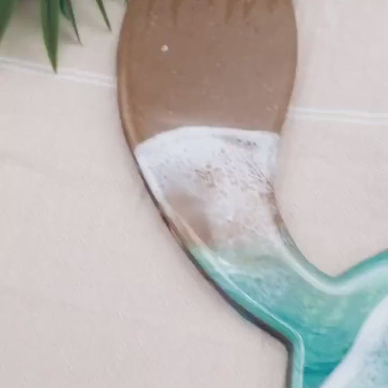 Mermaid Wall Art, Mermaid Decor, Bathroom Wall Art, Beach House Decor, Coastal Wall Art