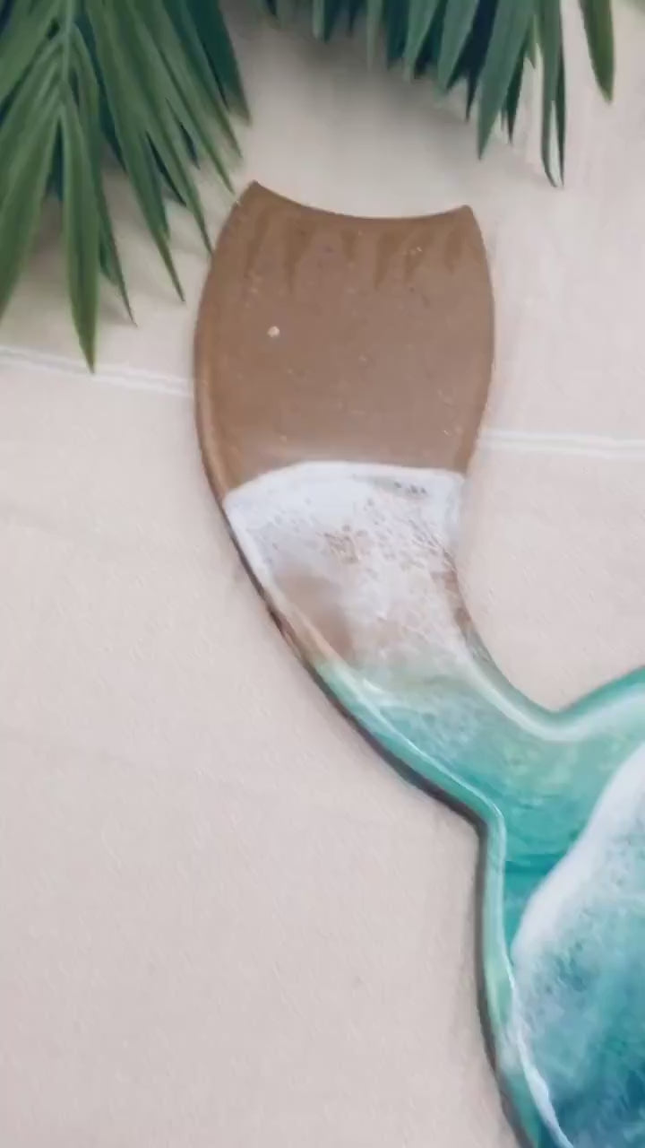 Mermaid Wall Art, Mermaid Decor, Bathroom Wall Art, Beach House Decor, Coastal Wall Art