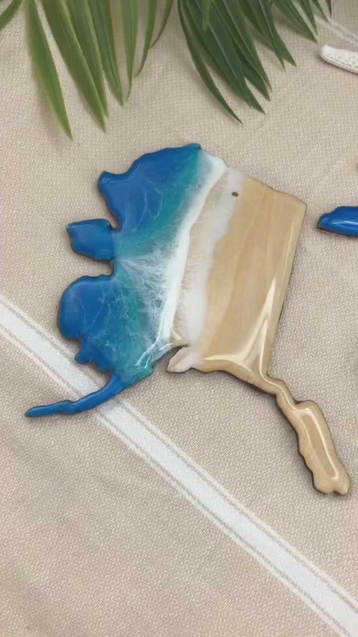 South Carolina Beach Resin Ornament, South Carolina Gift, Beach Decor, Mother's Day Gift, Moving Away Gift, Christmas Gifts