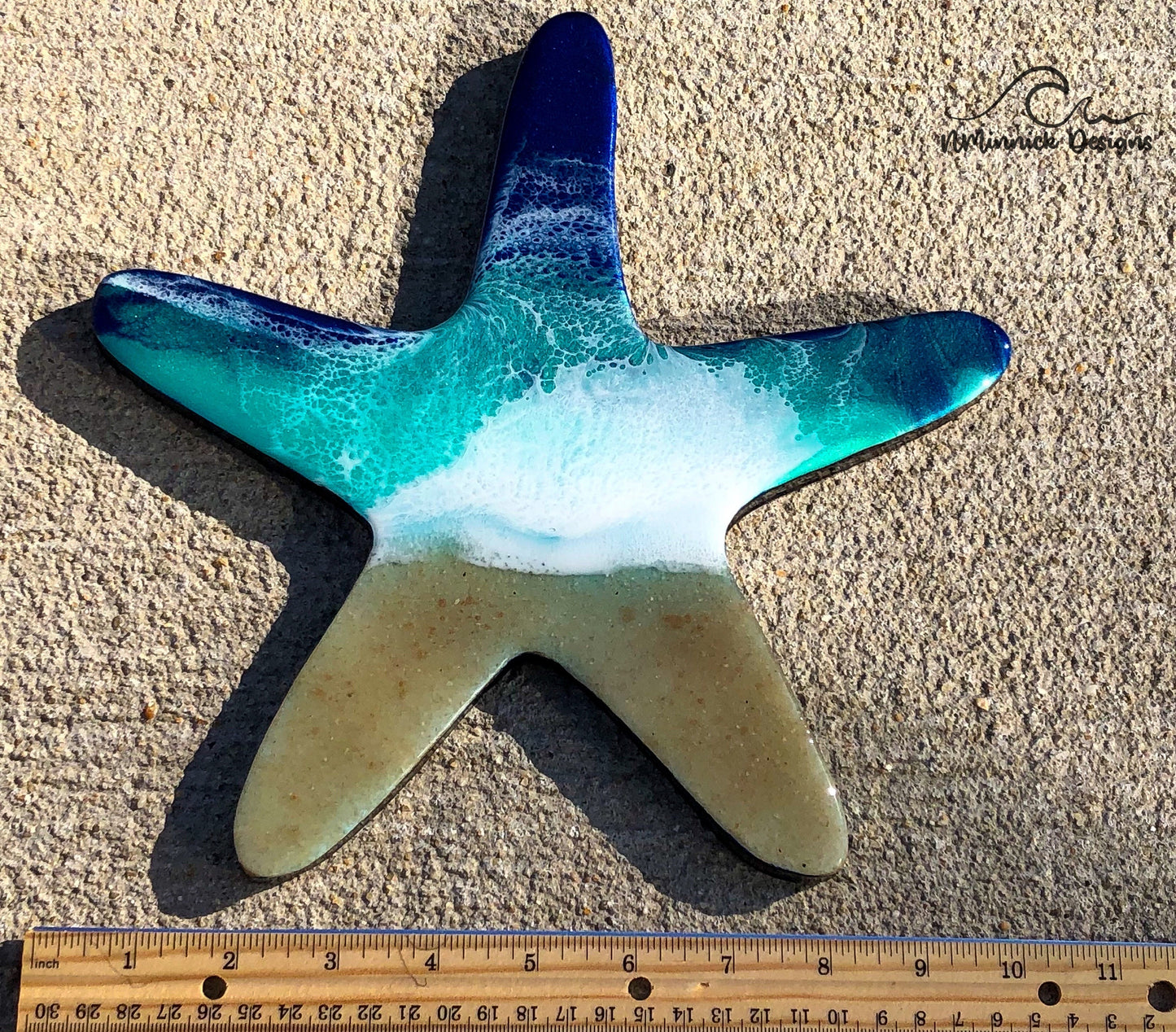 Star fish Wall Art, Nautical Wall Art, Ocean Wall Decor, Sea Life Art, Resin Art