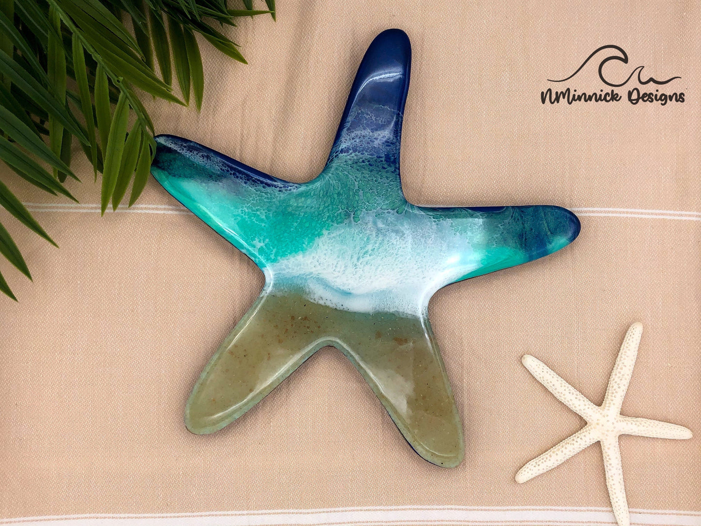 Star fish Wall Art, Nautical Wall Art, Ocean Wall Decor, Sea Life Art, Resin Art