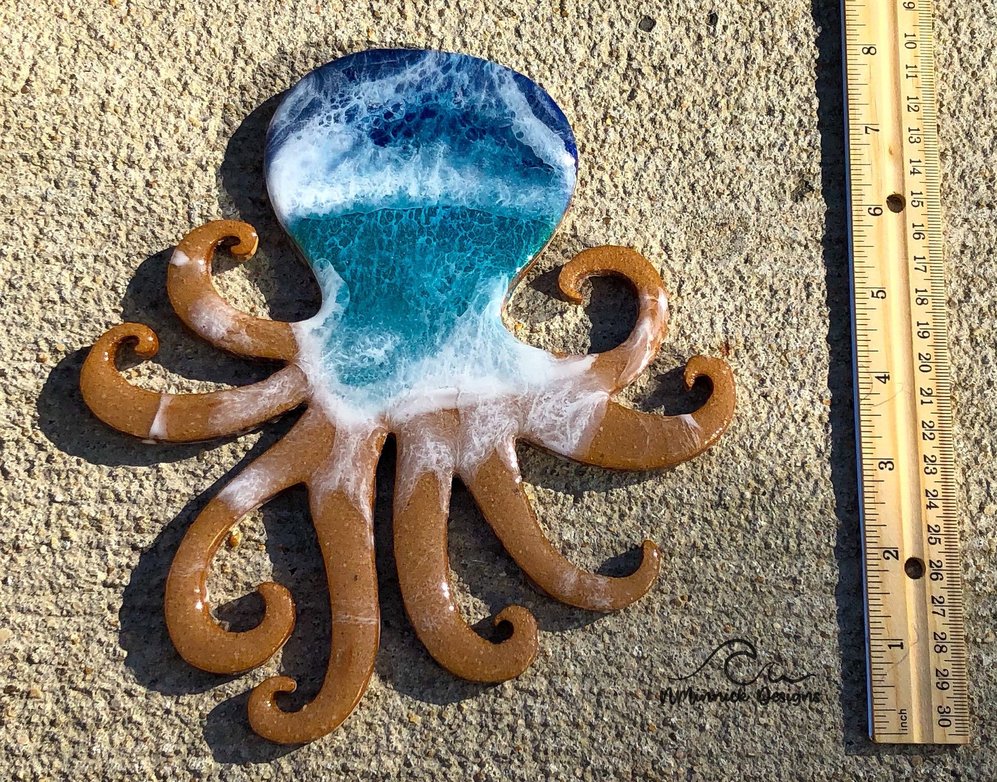 Octopus Wall Art, Nautical Wall Art, Beach Decor, Coastal Decor, Sea Life Art, Under the Sea