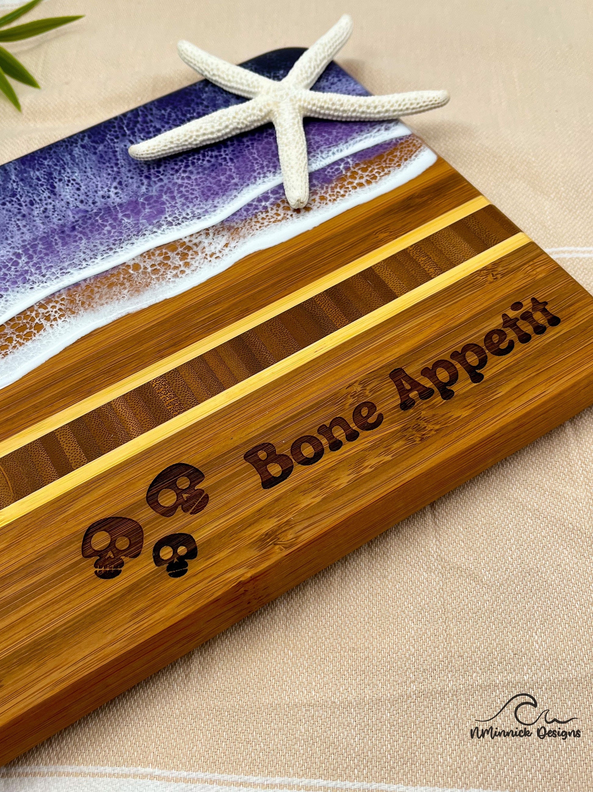 Bone Appetit - Halloween Charcuterie Board, Halloween Kitchen, Coastal Halloween, Halloween Humor, Halloween Party Decor, Spooky Season